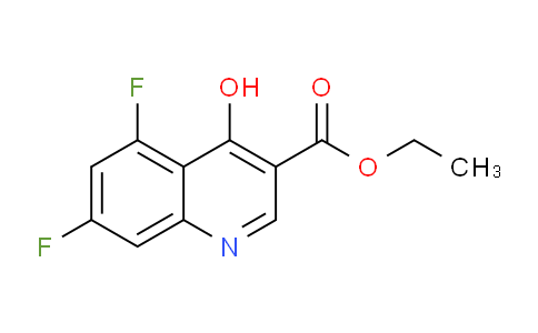 CAS No. 228728-82-3, Ethyl 5,7-difluoro-4-hydroxyquinoline-3-carboxylate