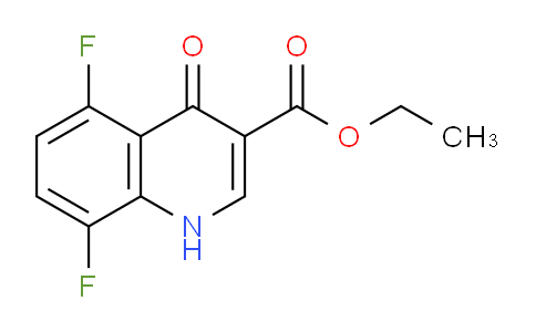 CAS No. 185011-67-0, Ethyl 5,8-difluoro-4-oxo-1,4-dihydroquinoline-3-carboxylate