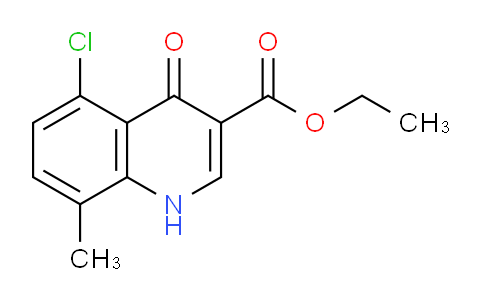 CAS No. 351893-52-2, Ethyl 5-chloro-8-methyl-4-oxo-1,4-dihydroquinoline-3-carboxylate