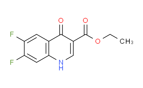 CAS No. 121873-01-6, Ethyl 6,7-difluoro-4-oxo-1,4-dihydroquinoline-3-carboxylate