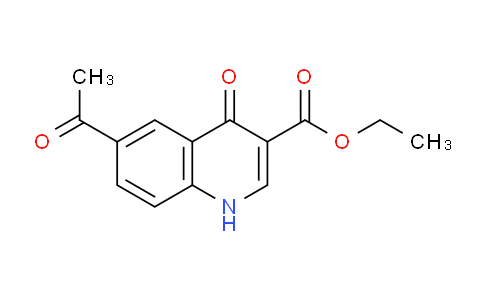 CAS No. 692764-08-2, Ethyl 6-acetyl-4-oxo-1,4-dihydroquinoline-3-carboxylate