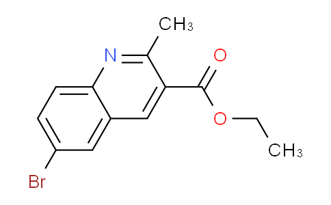 CAS No. 948289-14-3, Ethyl 6-bromo-2-methylquinoline-3-carboxylate