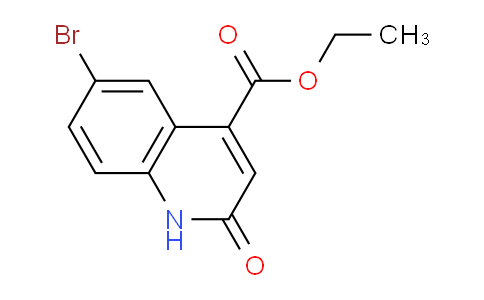 CAS No. 848843-34-5, Ethyl 6-bromo-2-oxo-1,2-dihydroquinoline-4-carboxylate