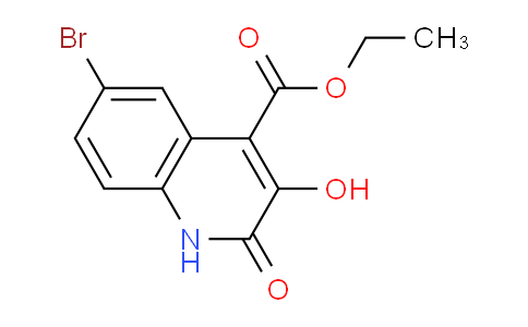 CAS No. 1534370-52-9, Ethyl 6-bromo-3-hydroxy-2-oxo-1,2-dihydroquinoline-4-carboxylate