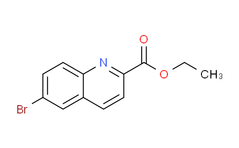 CAS No. 1020572-61-5, Ethyl 6-bromoquinoline-2-carboxylate