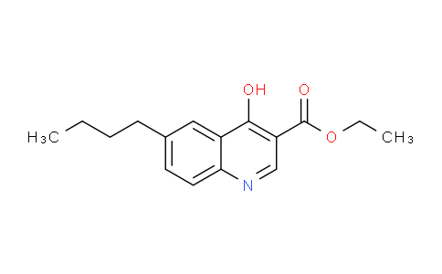 CAS No. 35957-26-7, Ethyl 6-butyl-4-hydroxyquinoline-3-carboxylate