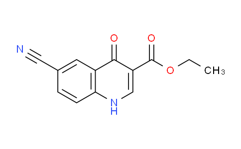 CAS No. 26892-92-2, Ethyl 6-cyano-4-oxo-1,4-dihydroquinoline-3-carboxylate