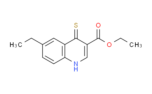 CAS No. 1279208-94-4, Ethyl 6-ethyl-4-thioxo-1,4-dihydroquinoline-3-carboxylate