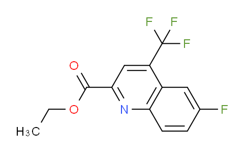CAS No. 1116339-58-2, Ethyl 6-fluoro-4-(trifluoromethyl)quinoline-2-carboxylate
