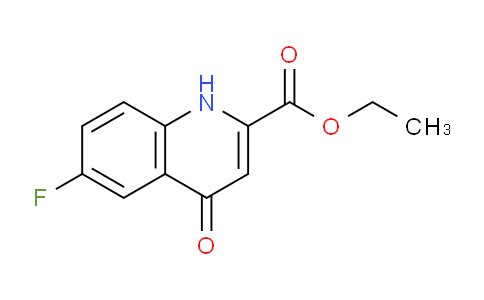 CAS No. 16377-62-1, Ethyl 6-fluoro-4-oxo-1,4-dihydroquinoline-2-carboxylate
