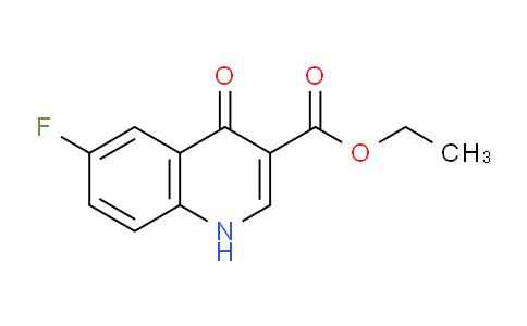 CAS No. 71083-00-6, Ethyl 6-fluoro-4-oxo-1H-quinoline-3-carboxylate