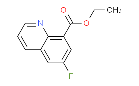 CAS No. 1822817-83-3, Ethyl 6-fluoroquinoline-8-carboxylate