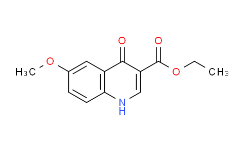 CAS No. 53976-97-9, Ethyl 6-methoxy-4-oxo-1,4-dihydroquinoline-3-carboxylate