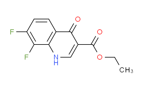 CAS No. 185011-75-0, Ethyl 7,8-difluoro-4-oxo-1,4-dihydroquinoline-3-carboxylate