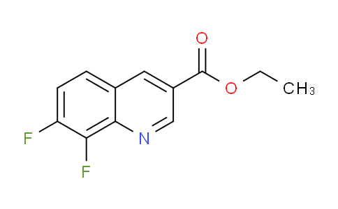CAS No. 318685-46-0, Ethyl 7,8-difluoroquinoline-3-carboxylate
