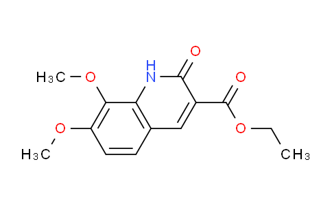CAS No. 800412-52-6, Ethyl 7,8-dimethoxy-2-oxo-1,2-dihydroquinoline-3-carboxylate