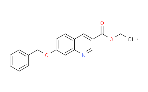 CAS No. 1416439-51-4, Ethyl 7-(benzyloxy)quinoline-3-carboxylate