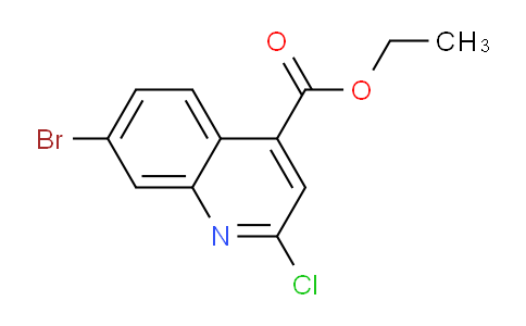 CAS No. 762260-65-1, Ethyl 7-bromo-2-chloroquinoline-4-carboxylate
