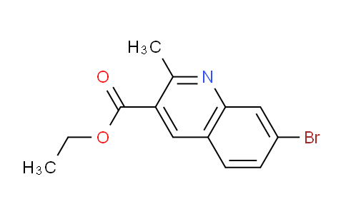 CAS No. 948290-16-2, Ethyl 7-bromo-2-methylquinoline-3-carboxylate