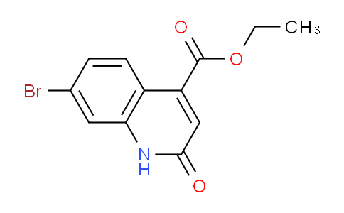 CAS No. 762260-64-0, Ethyl 7-bromo-2-oxo-1,2-dihydroquinoline-4-carboxylate