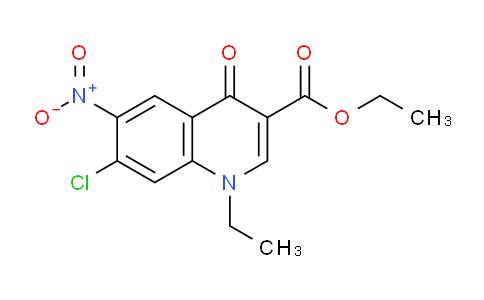 CAS No. 70186-33-3, Ethyl 7-chloro-1-ethyl-6-nitro-4-oxo-1,4-dihydroquinoline-3-carboxylate