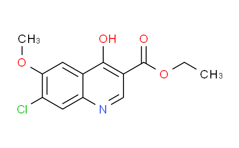 CAS No. 374679-64-8, Ethyl 7-chloro-4-hydroxy-6-methoxyquinoline-3-carboxylate
