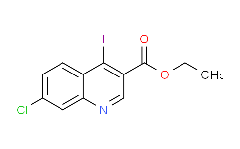 CAS No. 19499-20-8, Ethyl 7-chloro-4-iodoquinoline-3-carboxylate