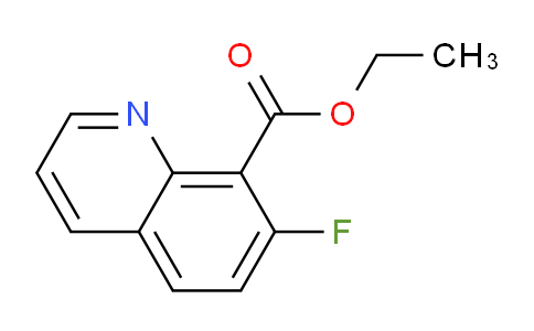 CAS No. 1822843-84-4, Ethyl 7-fluoroquinoline-8-carboxylate