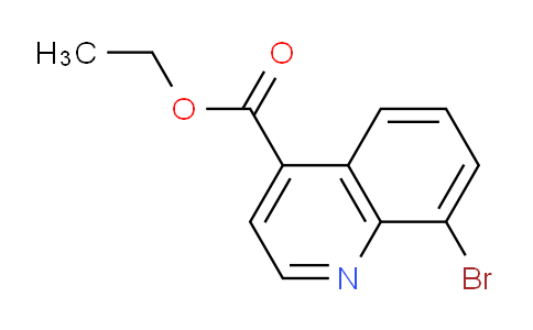 CAS No. 220844-75-7, Ethyl 8-bromoquinoline-4-carboxylate