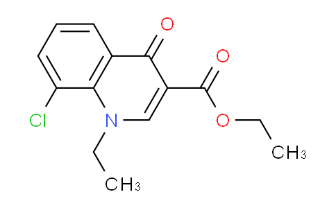 CAS No. 131776-02-8, Ethyl 8-chloro-1-ethyl-4-oxo-1,4-dihydroquinoline-3-carboxylate