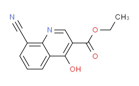 CAS No. 77156-79-7, Ethyl 8-cyano-4-hydroxyquinoline-3-carboxylate