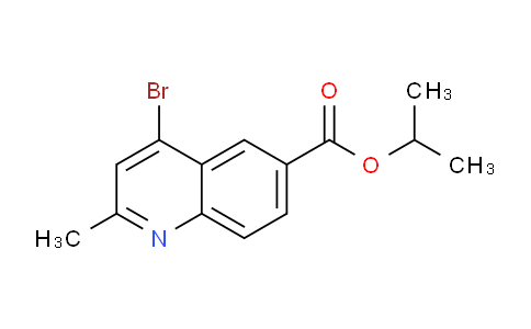 CAS No. 1378261-07-4, Isopropyl 4-bromo-2-methylquinoline-6-carboxylate