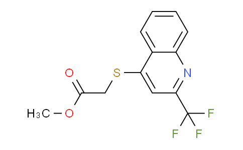 CAS No. 175203-42-6, Methyl 2-((2-(trifluoromethyl)quinolin-4-yl)thio)acetate