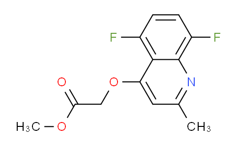 CAS No. 1315350-32-3, Methyl 2-((5,8-difluoro-2-methylquinolin-4-yl)oxy)acetate