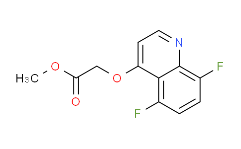 CAS No. 1315374-59-4, Methyl 2-((5,8-difluoroquinolin-4-yl)oxy)acetate