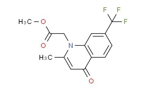 CAS No. 1208533-83-8, Methyl 2-(2-methyl-4-oxo-7-(trifluoromethyl)quinolin-1(4H)-yl)acetate