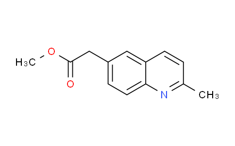 CAS No. 1367777-64-7, Methyl 2-(2-methylquinolin-6-yl)acetate