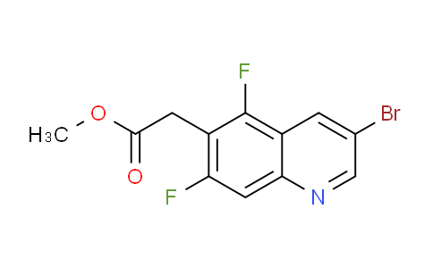 DY691743 | 1022092-10-9 | Methyl 2-(3-bromo-5,7-difluoroquinolin-6-yl)acetate