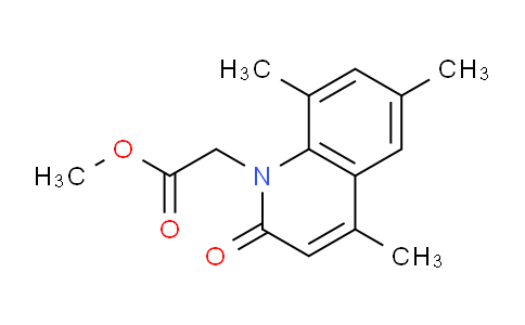 CAS No. 890092-46-3, Methyl 2-(4,6,8-trimethyl-2-oxoquinolin-1(2H)-yl)acetate
