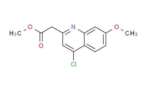 CAS No. 1017403-04-1, Methyl 2-(4-chloro-7-methoxyquinolin-2-yl)acetate