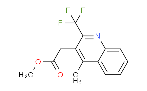 CAS No. 1378259-76-7, Methyl 2-(4-methyl-2-(trifluoromethyl)quinolin-3-yl)acetate