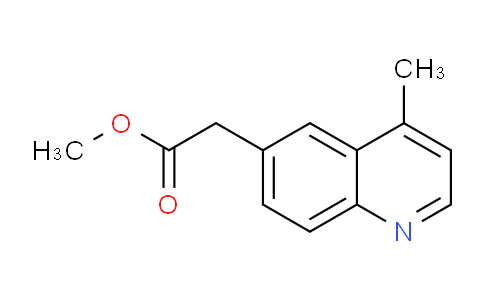 CAS No. 1367806-75-4, Methyl 2-(4-methylquinolin-6-yl)acetate