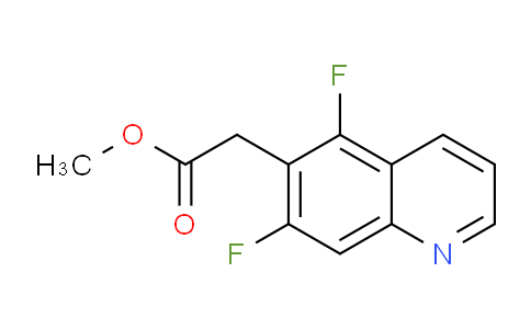 CAS No. 1086331-60-3, Methyl 2-(5,7-difluoroquinolin-6-yl)acetate