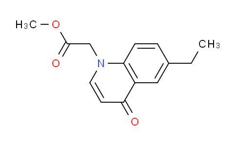 CAS No. 1279218-40-4, Methyl 2-(6-ethyl-4-oxoquinolin-1(4H)-yl)acetate