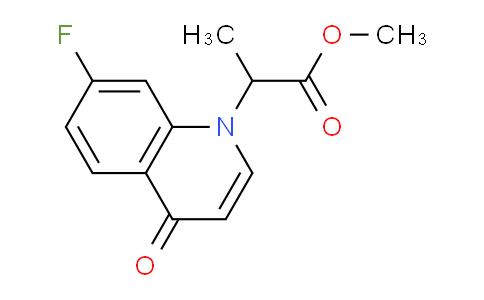 CAS No. 1315342-66-5, Methyl 2-(7-fluoro-4-oxoquinolin-1(4H)-yl)propanoate
