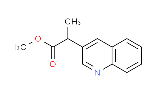 CAS No. 154369-17-2, Methyl 2-(quinolin-3-yl)propanoate
