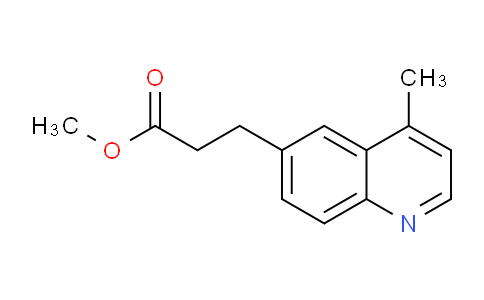 CAS No. 1523545-44-9, Methyl 3-(4-methylquinolin-6-yl)propanoate