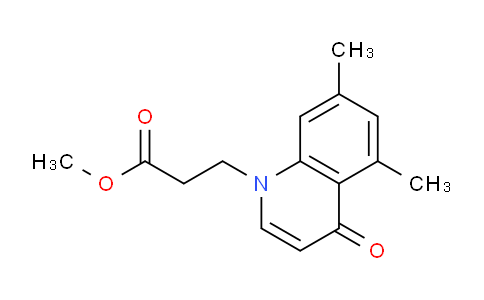 CAS No. 1279202-04-8, Methyl 3-(5,7-dimethyl-4-oxoquinolin-1(4H)-yl)propanoate