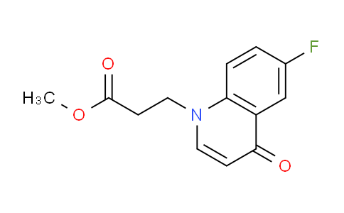 CAS No. 1267499-12-6, Methyl 3-(6-fluoro-4-oxoquinolin-1(4H)-yl)propanoate