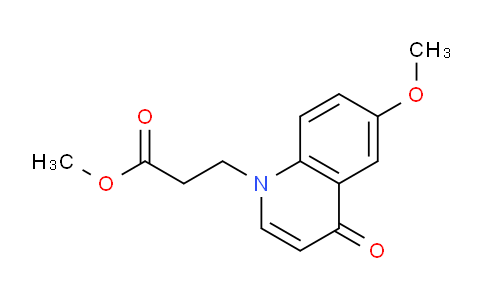 CAS No. 1279207-13-4, Methyl 3-(6-methoxy-4-oxoquinolin-1(4H)-yl)propanoate